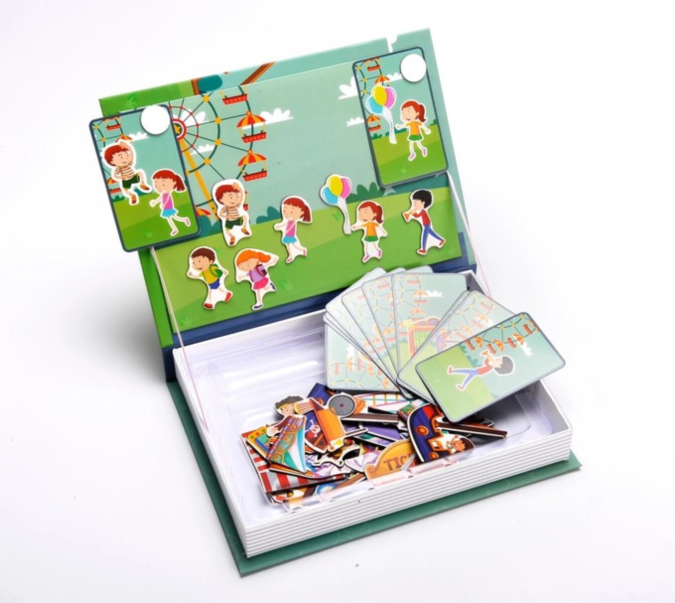 Libro MAGNETICO DIDACTICO - parque atracciones 