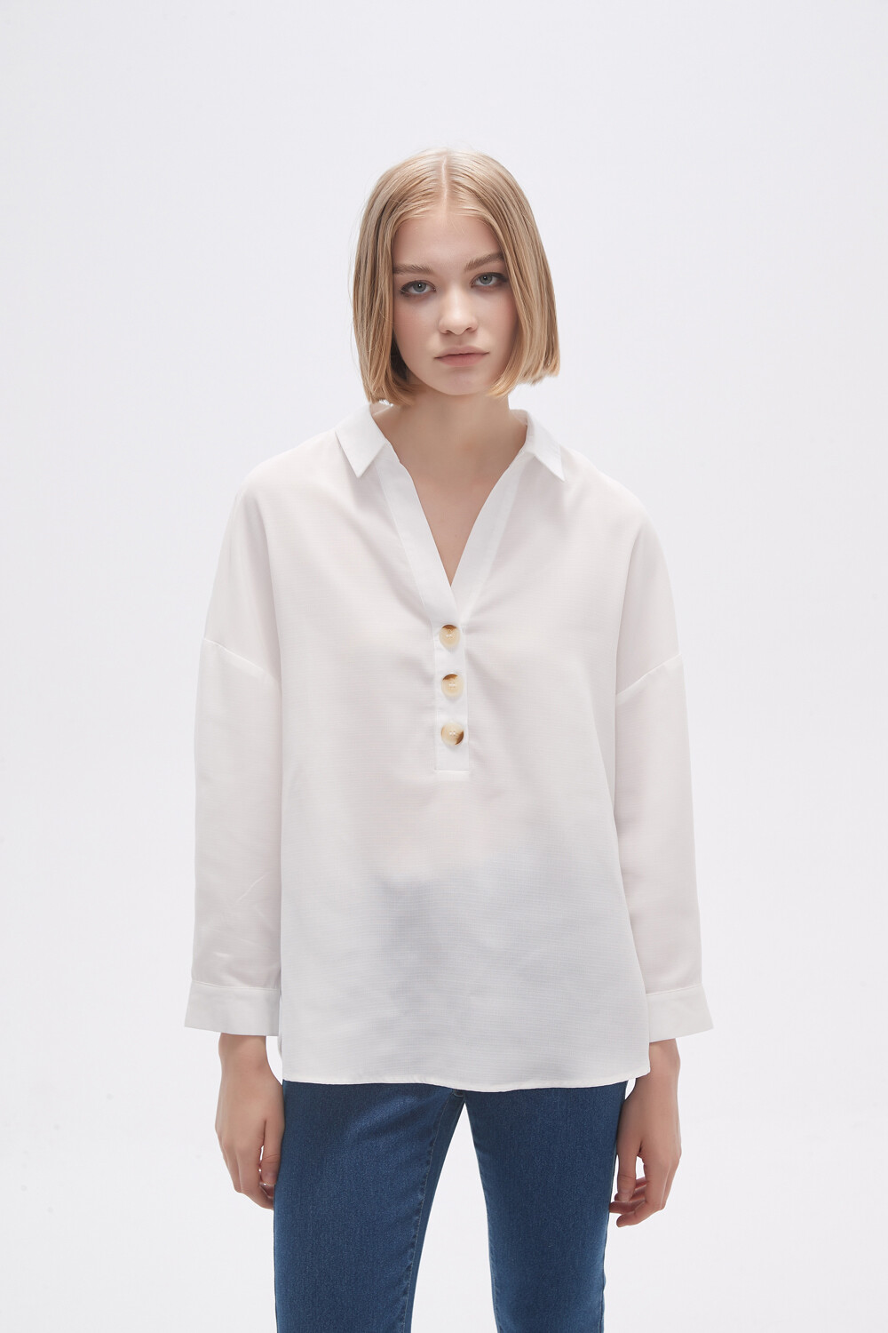 Blusa Kansas Blanco