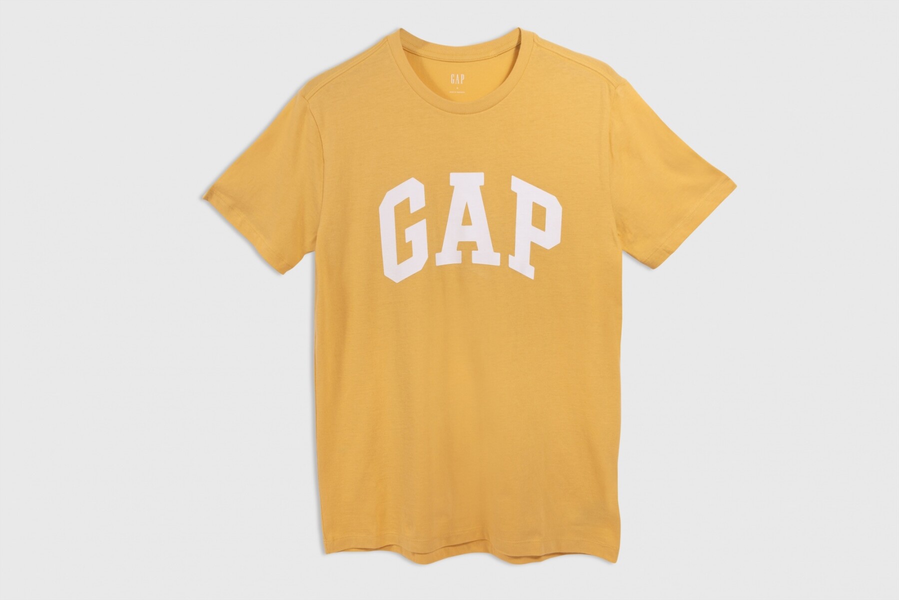 Remera Logo Gap Manga Corta Hombre - French Almond 