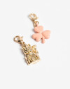 Dijes Lucky charm Set De Dijes Trébol Y Gatito - Dorado