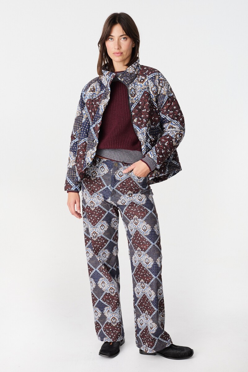 Pantalon Ajustable Azul