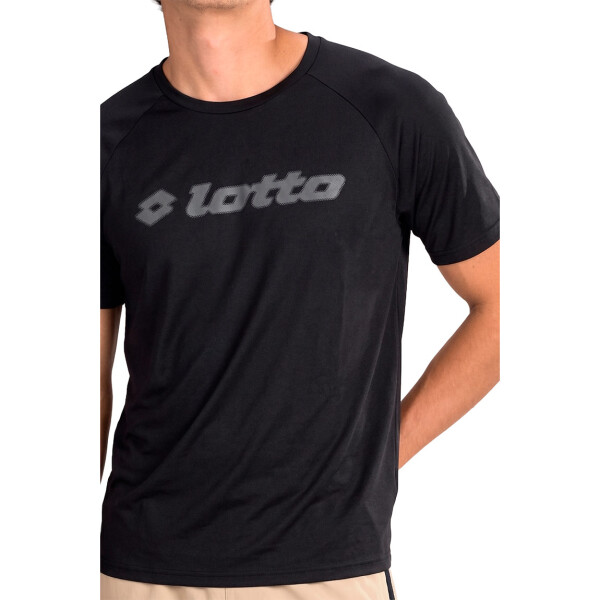 Lotto Remera Manga Corta de Hombre LEANDRO - Negro Negro