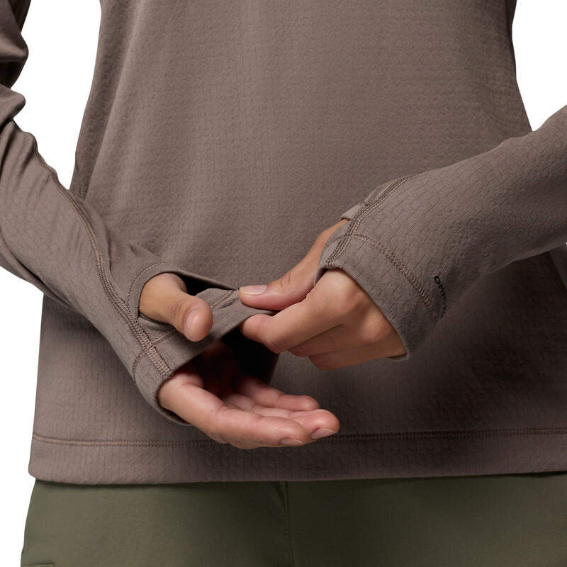 Remera DriVenture Half Zip Mujer Iron