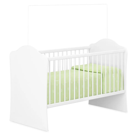 Cuna Bebé Berco Blanca - 3 Alturas + Soporte Mosquitero y Barandas No Tóxicas Cuna Bebé Berco Blanca - 3 Alturas + Soporte Mosquitero y Barandas No Tóxicas