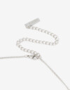 Collares Cortos Metal Collar Corto De Acero Con Corazones - Plateado