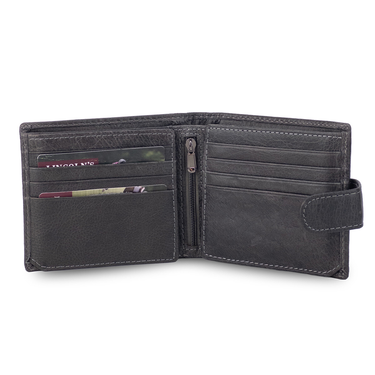 Billetera Lincoln's Hombre con Presilla Monet Grafit 