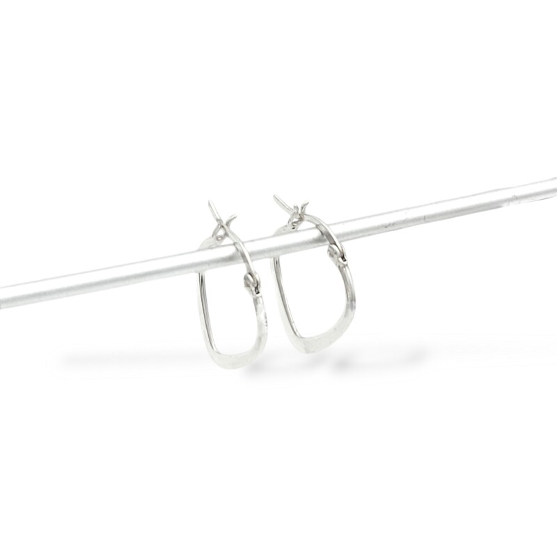 Caravanas Aro irregular-Plata 925-Sin Piedra-CA3646 sinpiedra