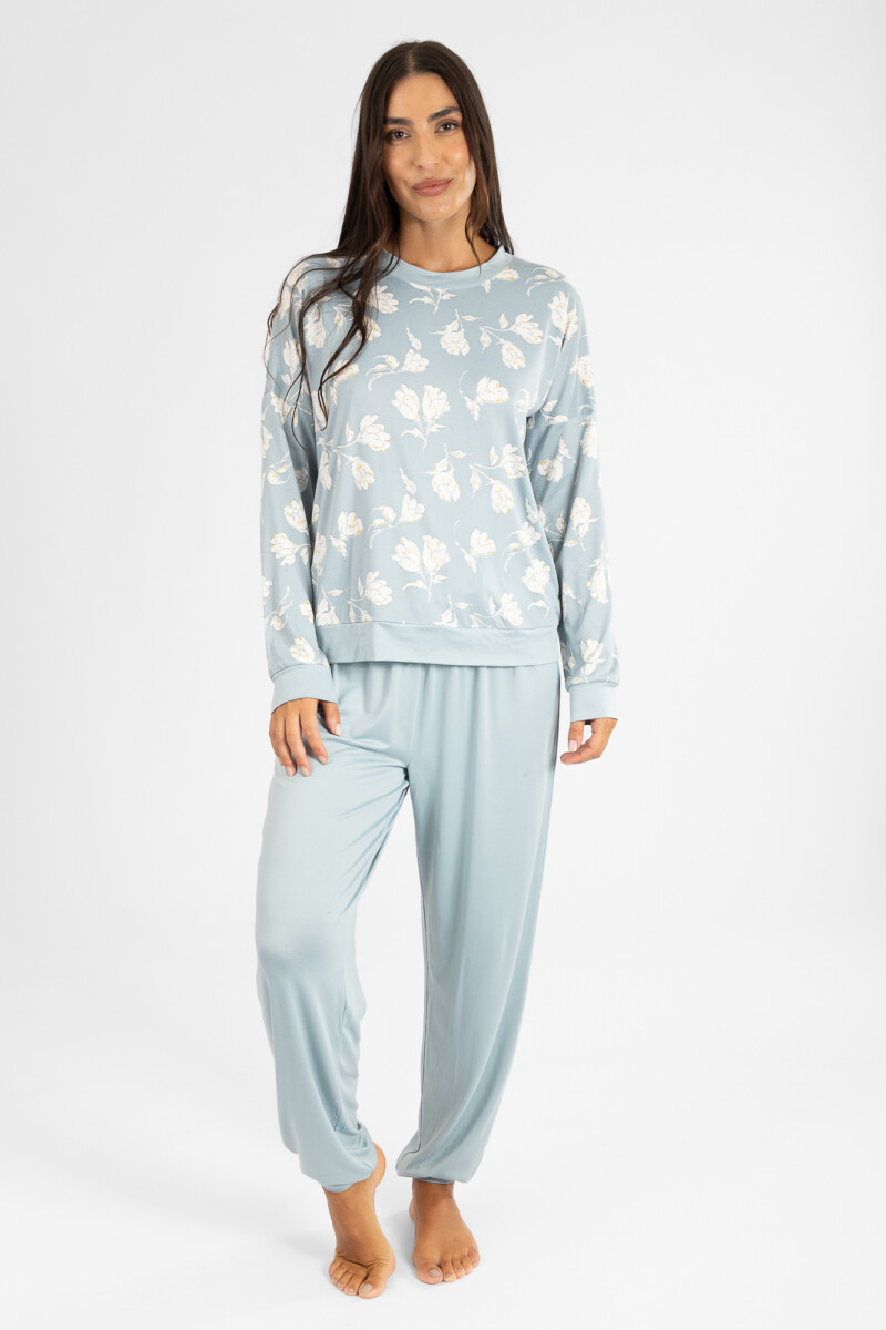 Pijama roses yummy - Celeste 