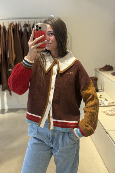 CARDIGAN FUN Camel Pre Venta