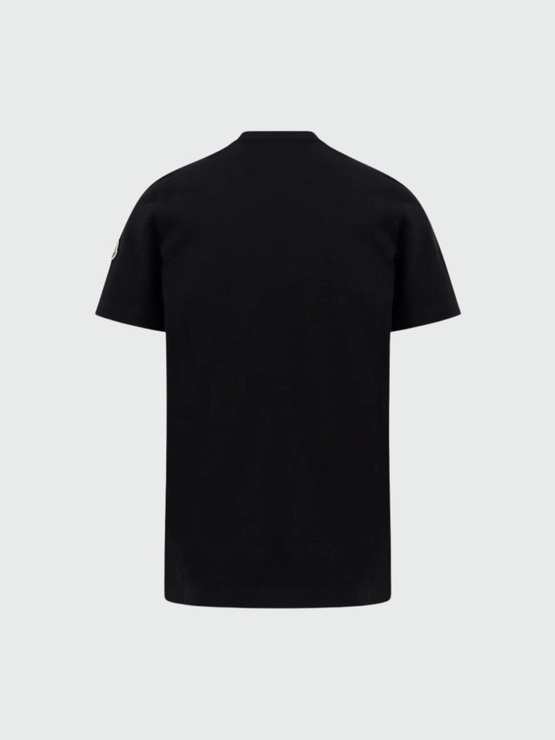 MONCLER - CAMISETA LOGO TRICOLOR BORDADO Azul Marino