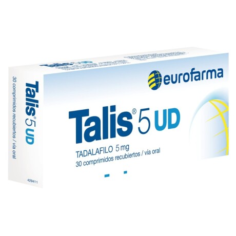 Talis 5 mg x 30 Comprimidos Tratamiento Diario para Disfunción Eréctil TALIS 5 MG 30 COMPRIMIDOS