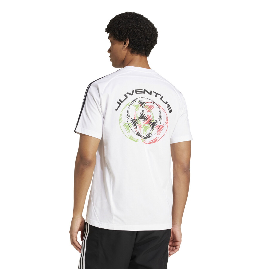 Remera de Hombre Adidas UBP Juventus Blanco - Negro