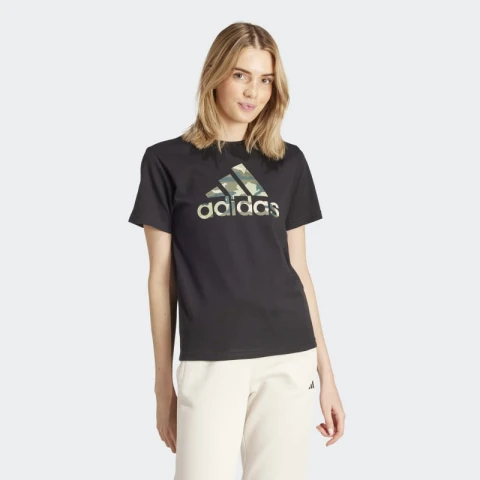 Remera Adidas Camo Negro