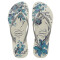 Sandalias de Mujer Havaianas Slim Organic Blanco - Plateado