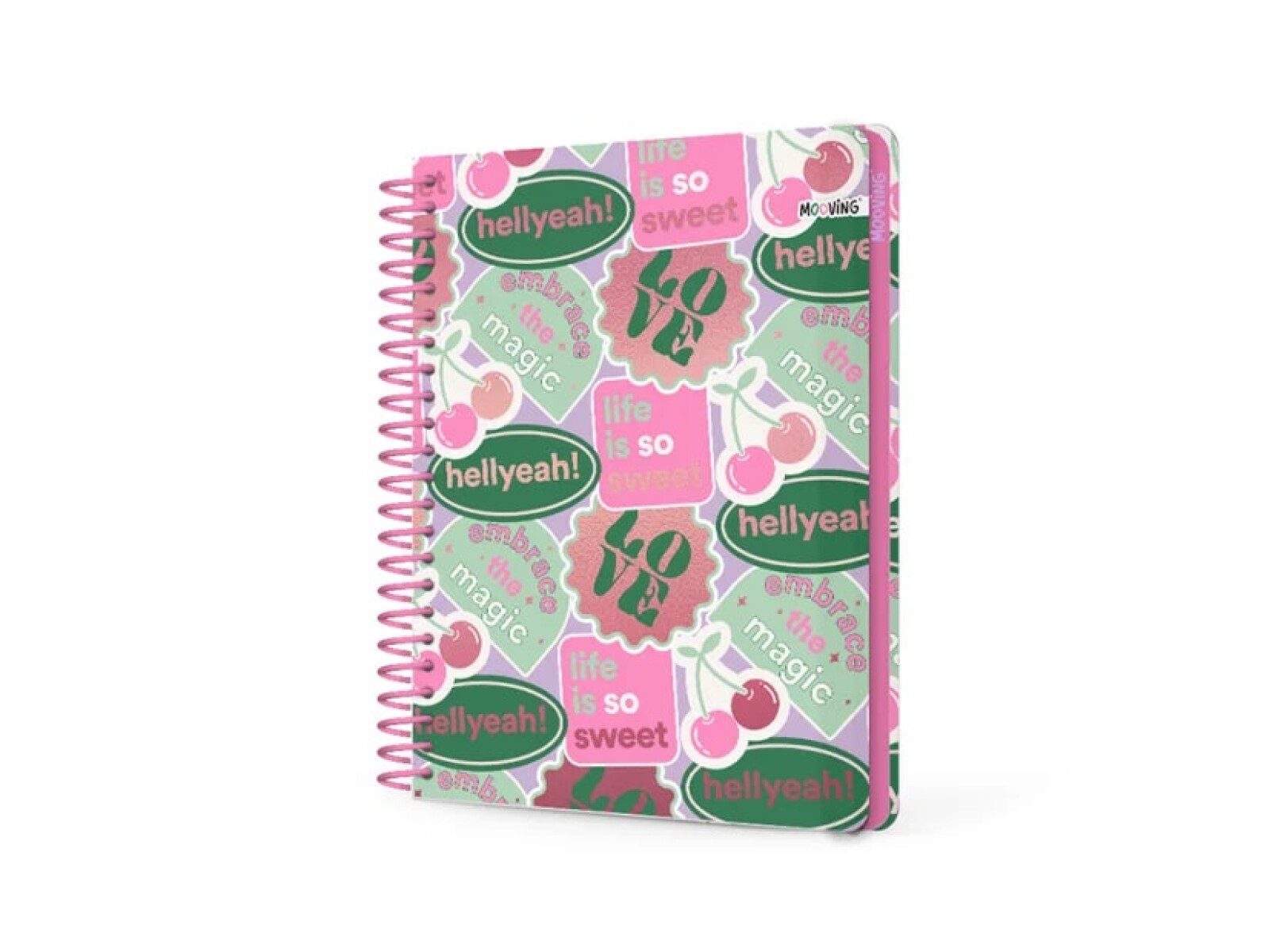Cuaderno Mooving 1/2 Oficio - Pink Nº2 