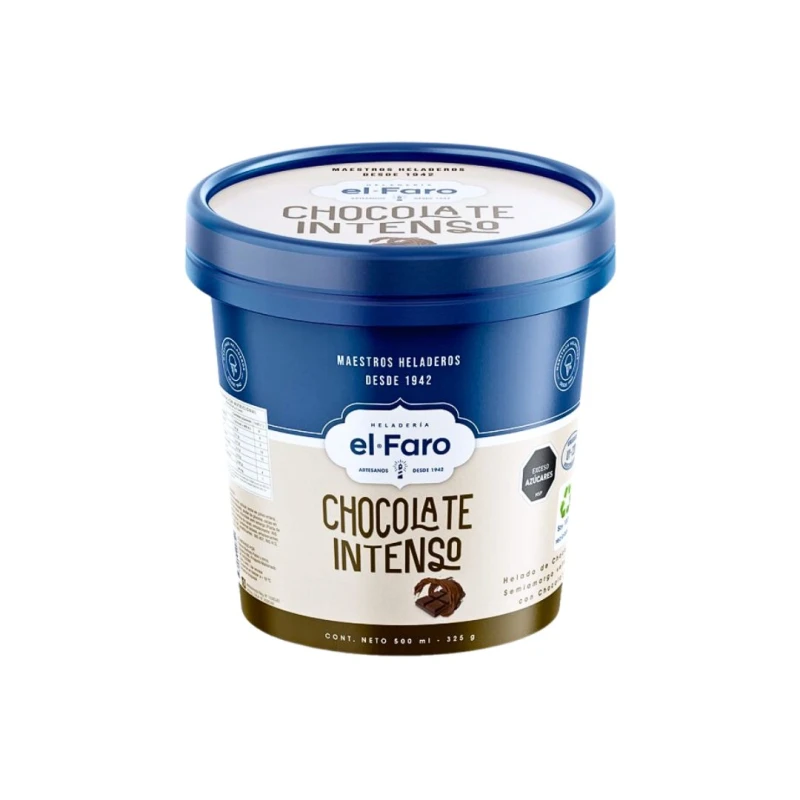 Helado El Faro Chocolate intenso - 200 ml Helado El Faro Chocolate intenso - 200 ml