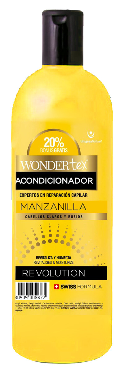 ACONDICIONADOR WONDER TEX MANZANILLA REVOLUTION 450 CC 
