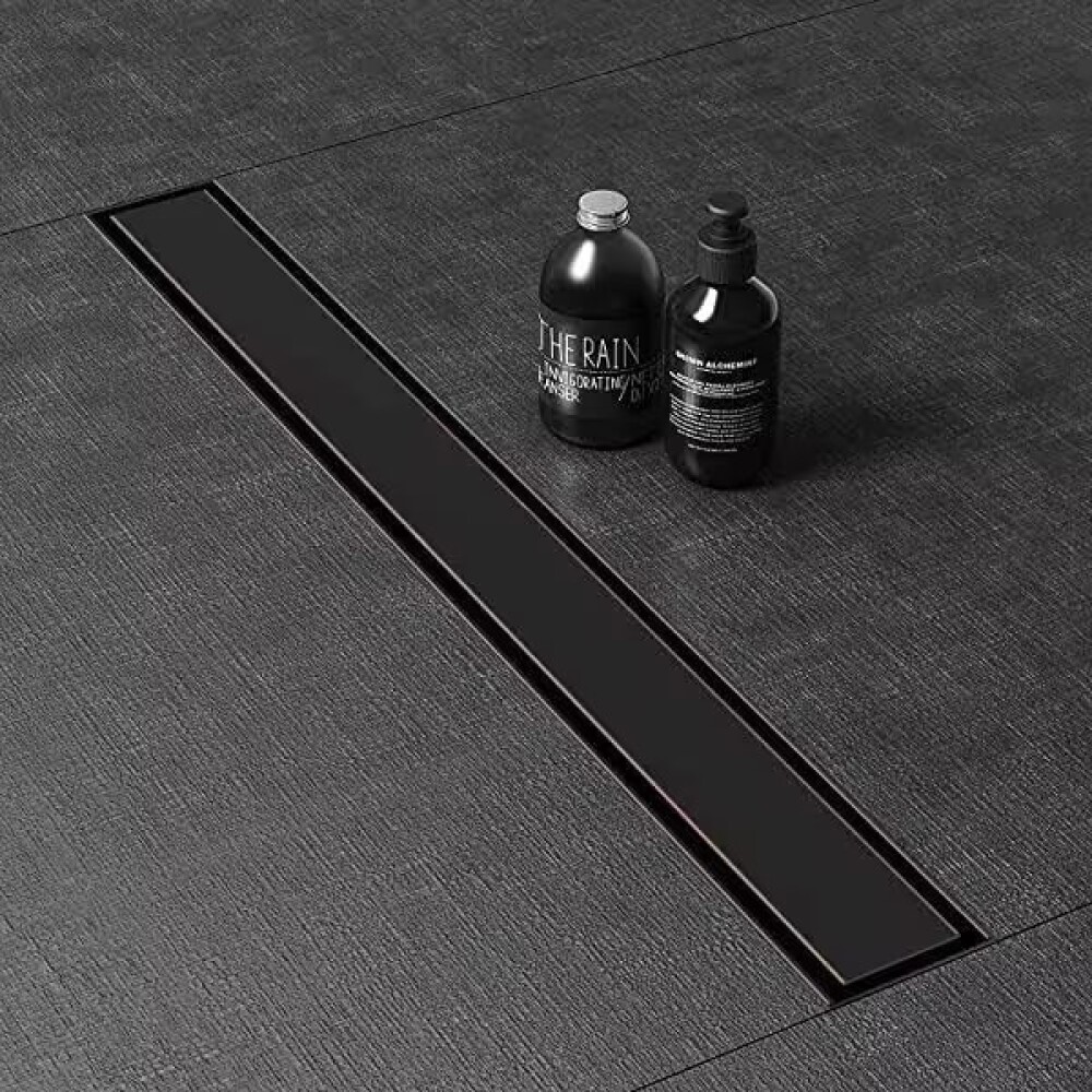 Receptáculo lineal Negro Mate revestible 50 cm DMC Receptáculo Lineal Negro Mate Revestible 50 Cm Dmc