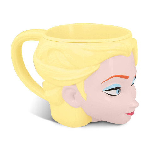 Taza Plástica 3D con Forma Frozen U