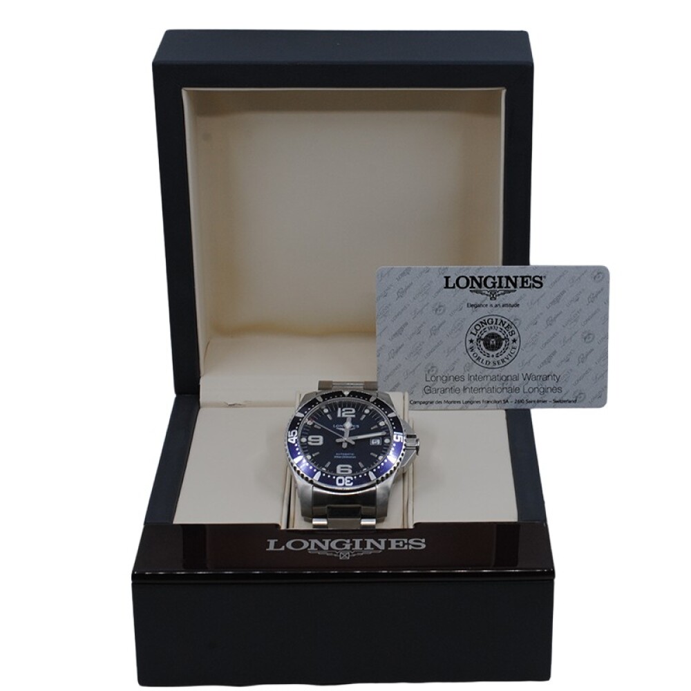 Longines Hydro Conquest Automatic L3.742.4 Caja 41 Mm Año 2018 Con Caja Y Papeles Longines Hydro Conquest Automatic L3.742.4 Caja 41 Mm Año 2018 Con Caja Y Papeles