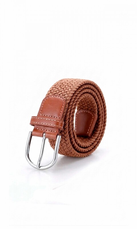 CINTO UNISEX ELASTIZADO MARRÓN