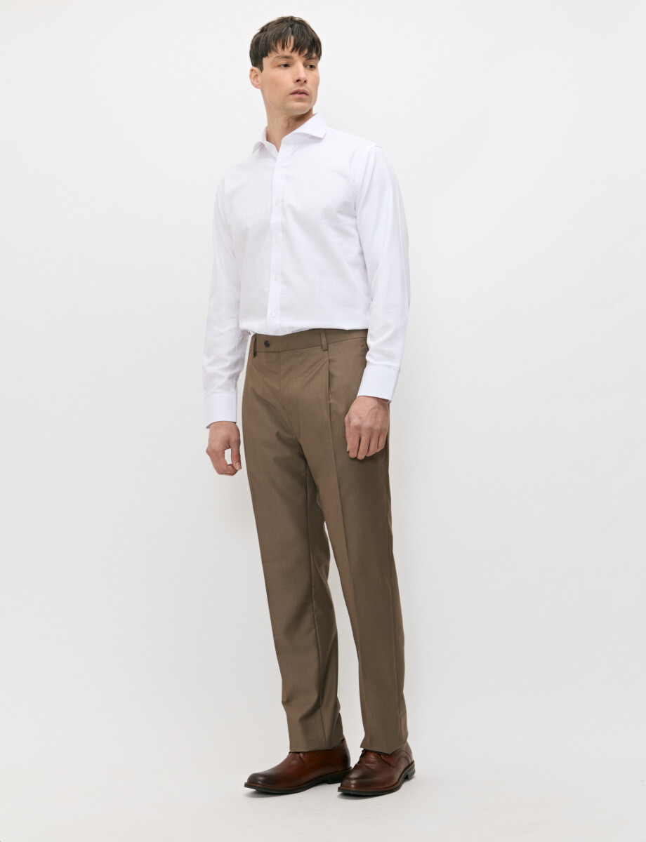 080972 PANTALON HARRINGTON LABEL Tostado