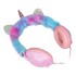 Auricular Vincha Cableado Unicornio Afelpado Orejas Infantil Auricular Vincha Cableado Unicornio Afelpado Orejas Infantil