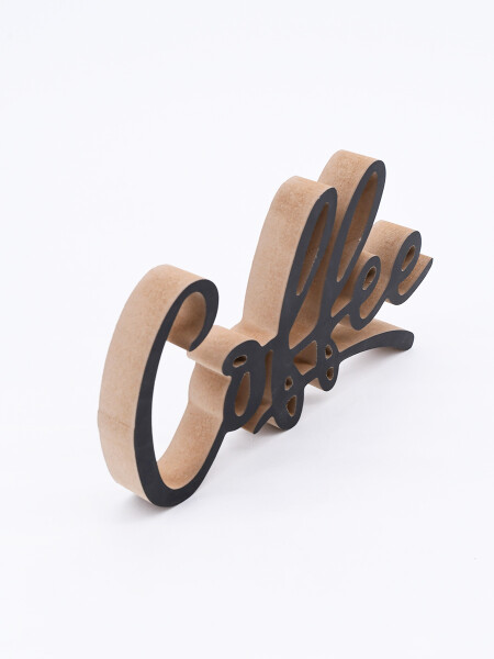 CARTEL MDF COFFEE NEGRO
