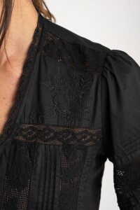 Blusa Boho Negro
