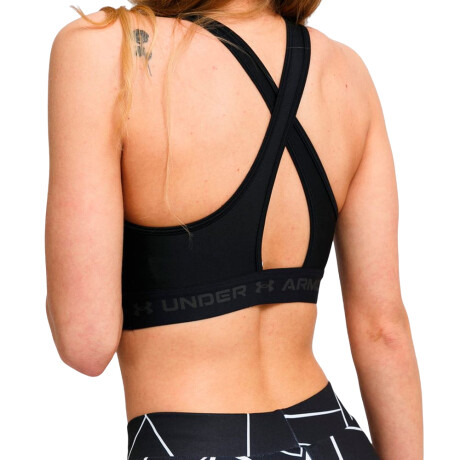 TOP MUJER UNDER ARMOUR CROSSBACK MID BRA Black