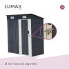 Caseta Galpon Jardin Lumax Devon Gris Oscuro 180x174x75 Caseta Galpon Jardin Lumax Devon Gris Oscuro 180x174x75