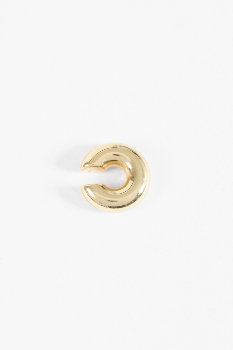 Earcuff grueso 2 cm dorado