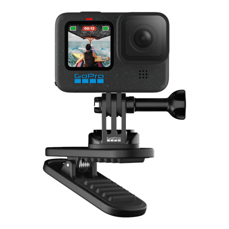 Gopro - Clip Giratorio y Magnético ATCLP-001. Rotación 360°. Clip con Imán. Color Negro. 001