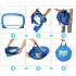 Arco Futbol Plegable Infantil Tela Oxford Facil Armado Niños Variante Color Azul