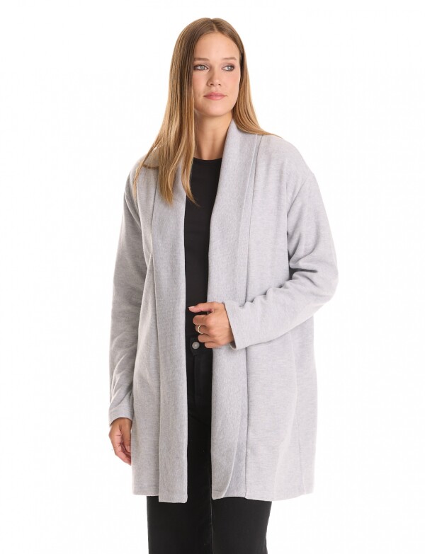 Cardigan Abierto Soft GRIS