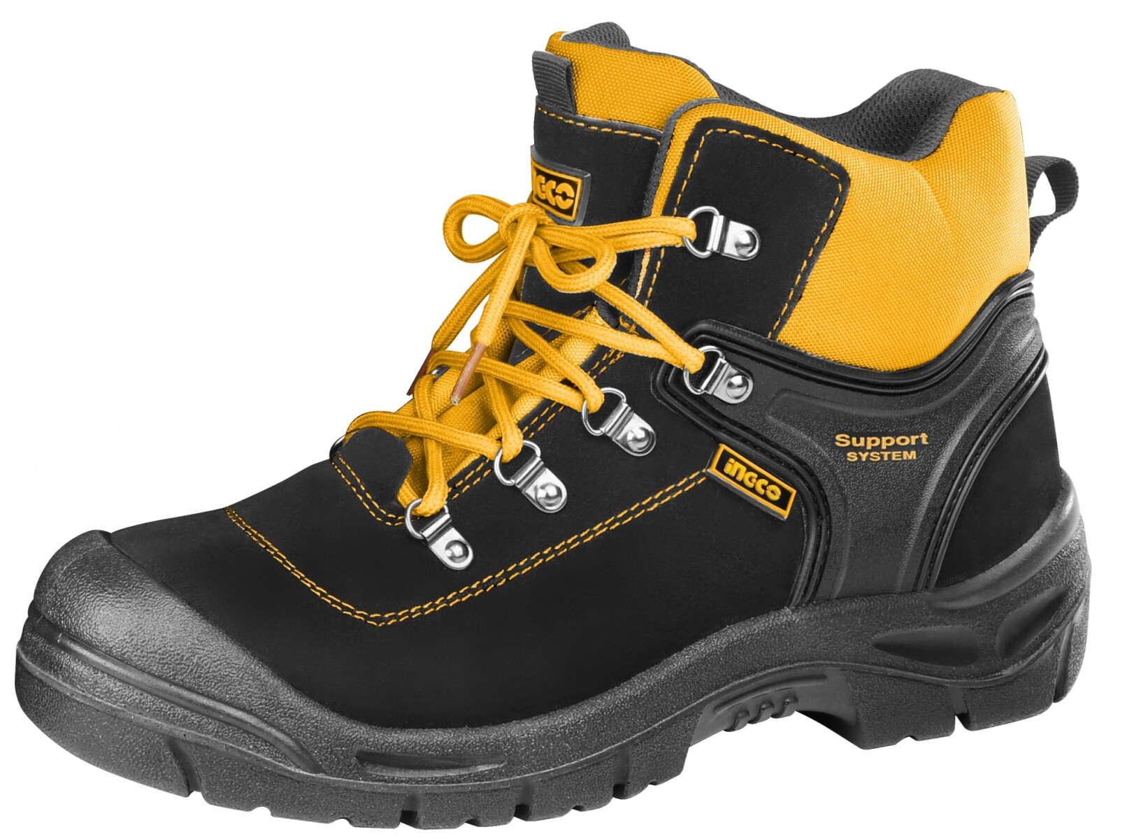 ZAPATO BOTIN NEGRO SEGURIDAD TRABAJO INGCO TALLE 37 