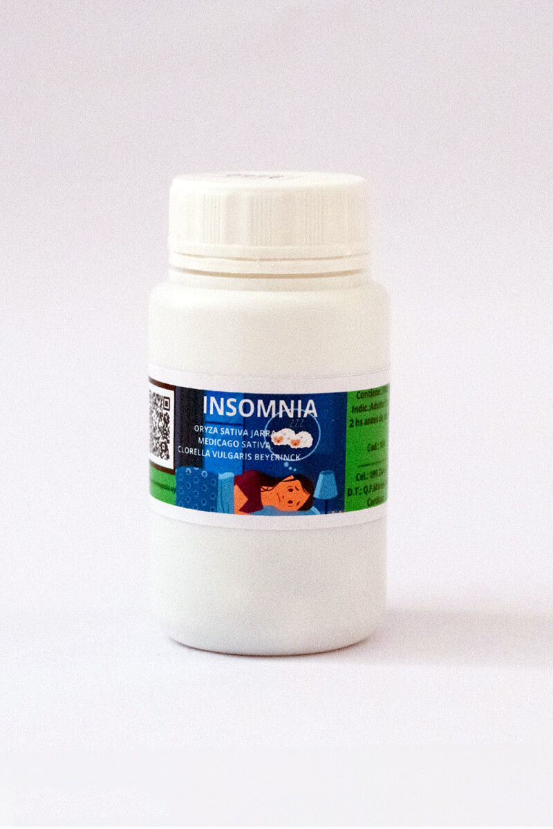 Insomnio (Oryza Sativa+Medicago Sativa+ Clorella Vulgaris Beyerink) · 30 caps 
