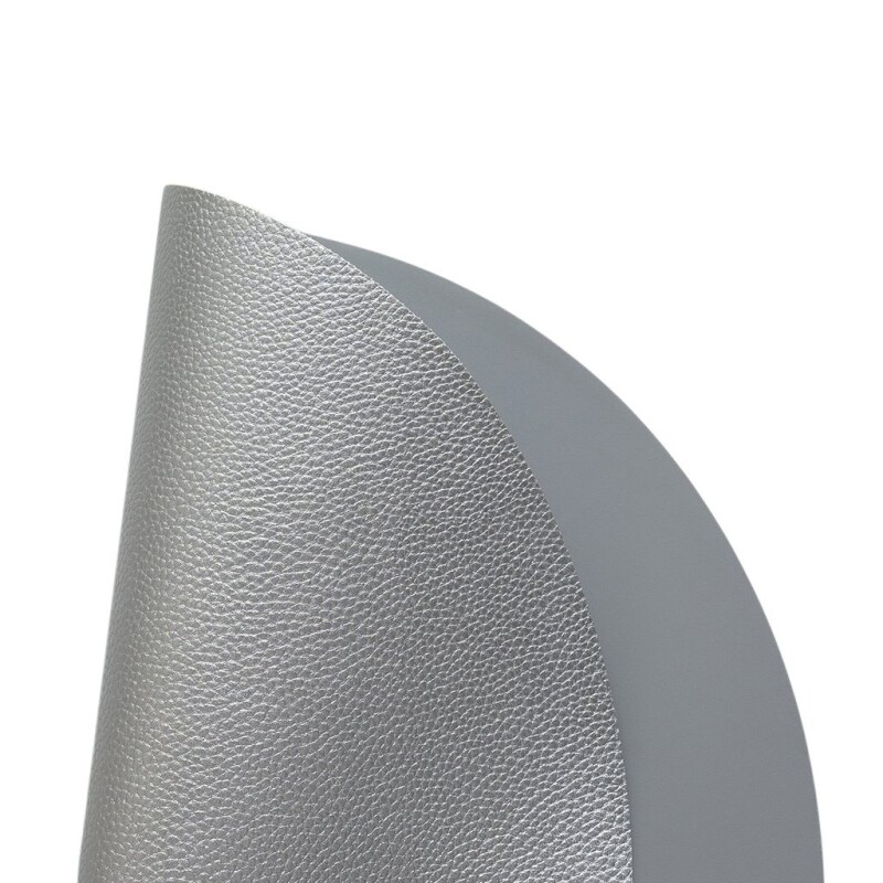 INDIVIDUAL PVC REDONDO COLOR PLATA D38CM INDIVIDUAL PVC REDONDO COLOR PLATA D38CM