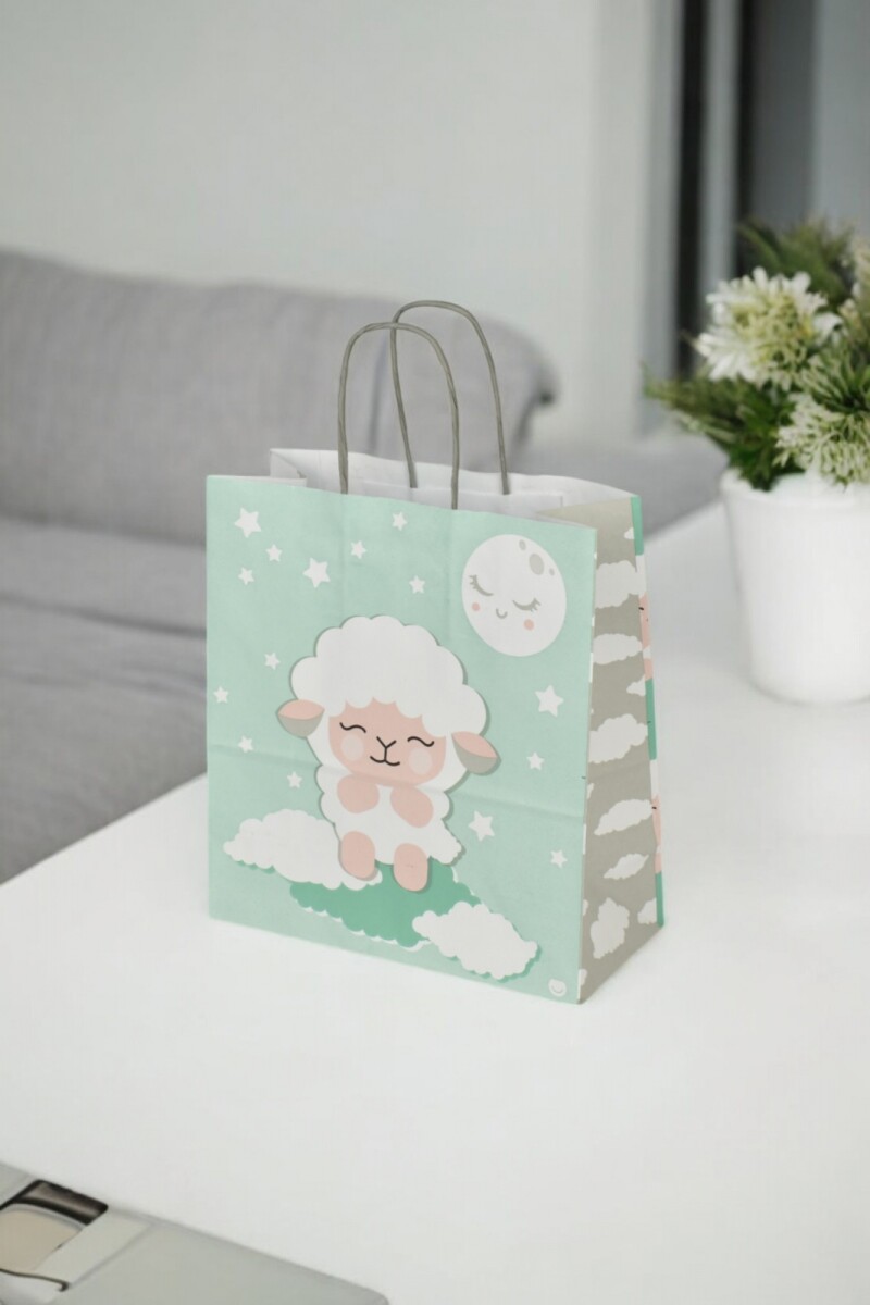 Bolsa fantasia luna 22x10x24 cm. - BABY 