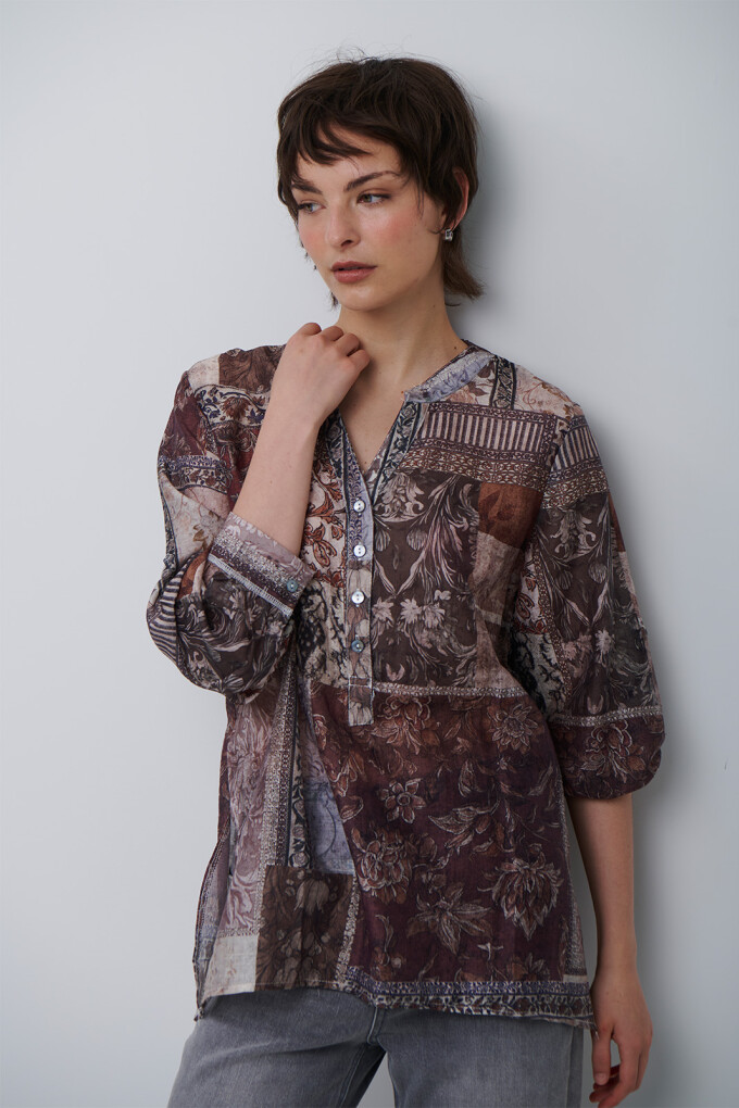 CAMISA JULIA RIMA BEIGE