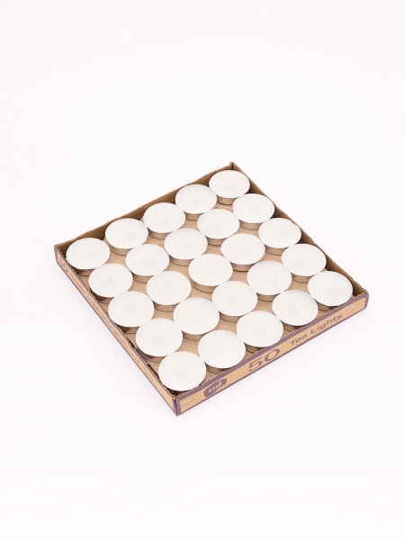 VELAS TEALIGHTS BLANCO