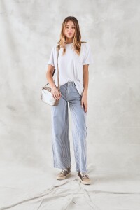 Remerón Oversize Algodon Lavado Blanco