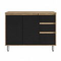 MUEBLE DE BAÑO 100 CM SIN BACHA - NEGRO MUEBLE DE BAÑO 100 CM SIN BACHA - NEGRO