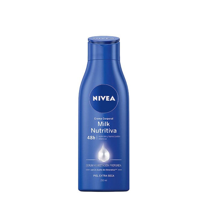 NIVEA BODY MILK NUTRITIVA FR. X 250 ML. única