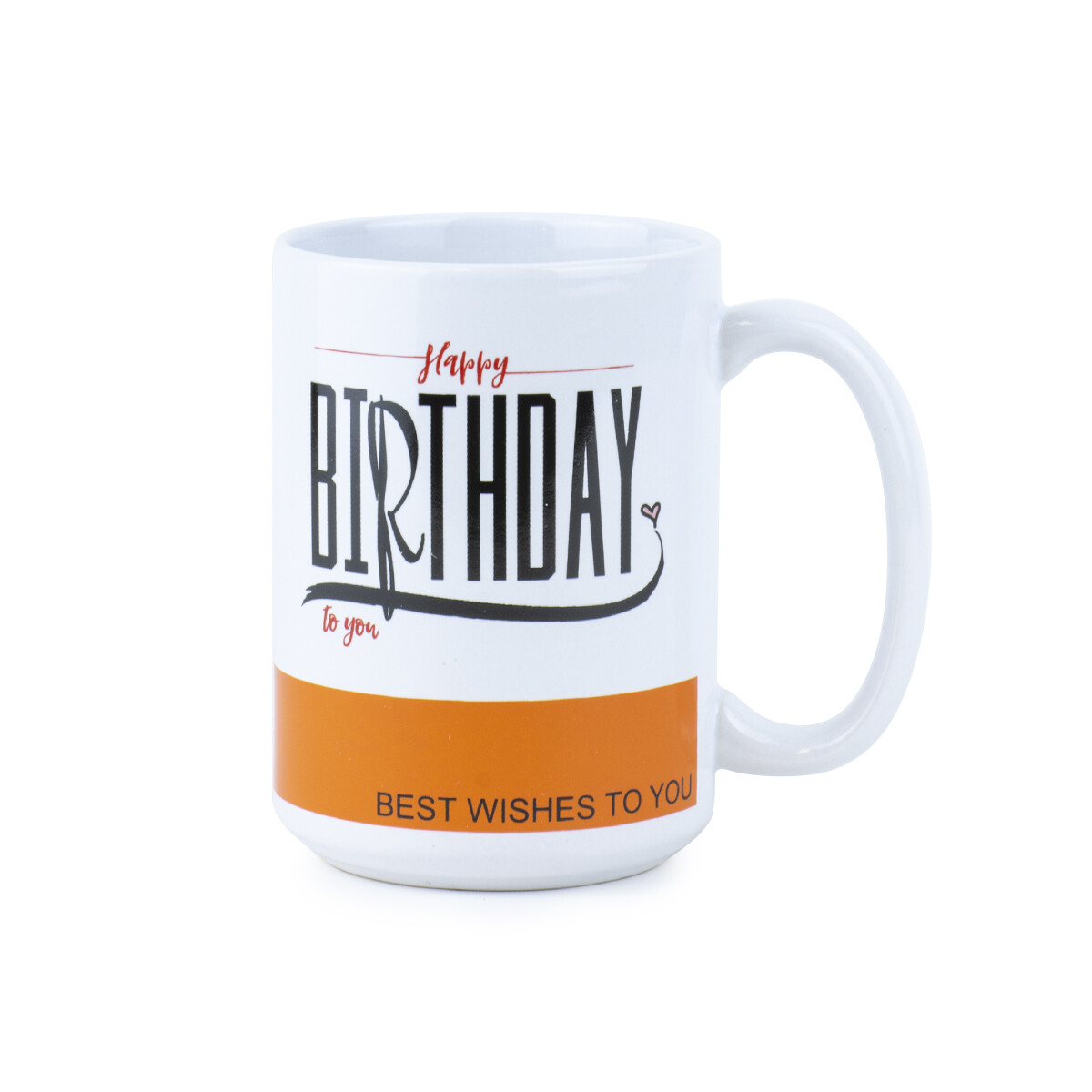 Taza Happy Birthday - Naranja 