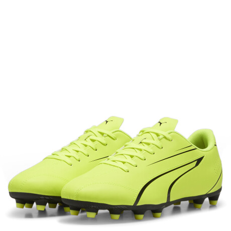Championes de Fútbol 11 Hombre Puma Vitoria FG Verde Lima - Negro