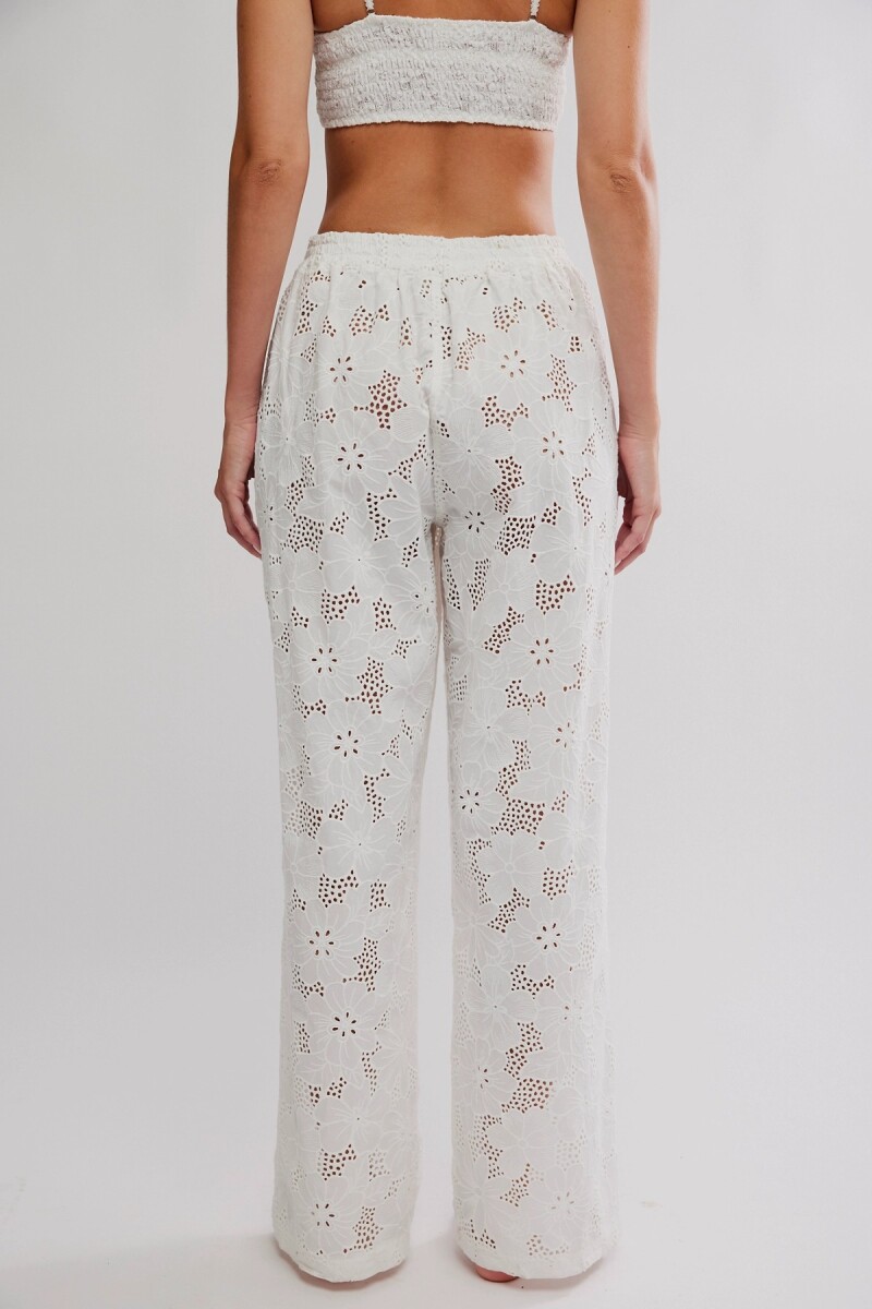 PANTALON PIJAMA DAY DRIFT Marfil