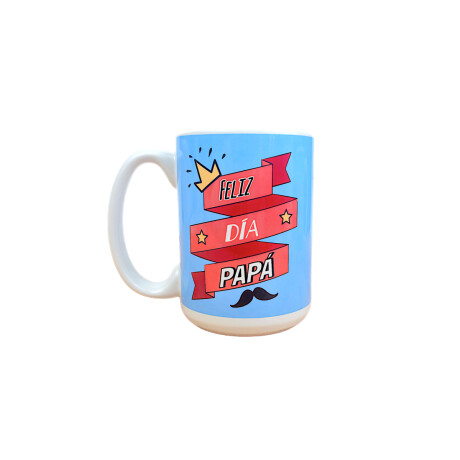 Taza de cerámica para papá Rojo
