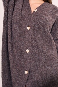 Cardigan Berenjena
