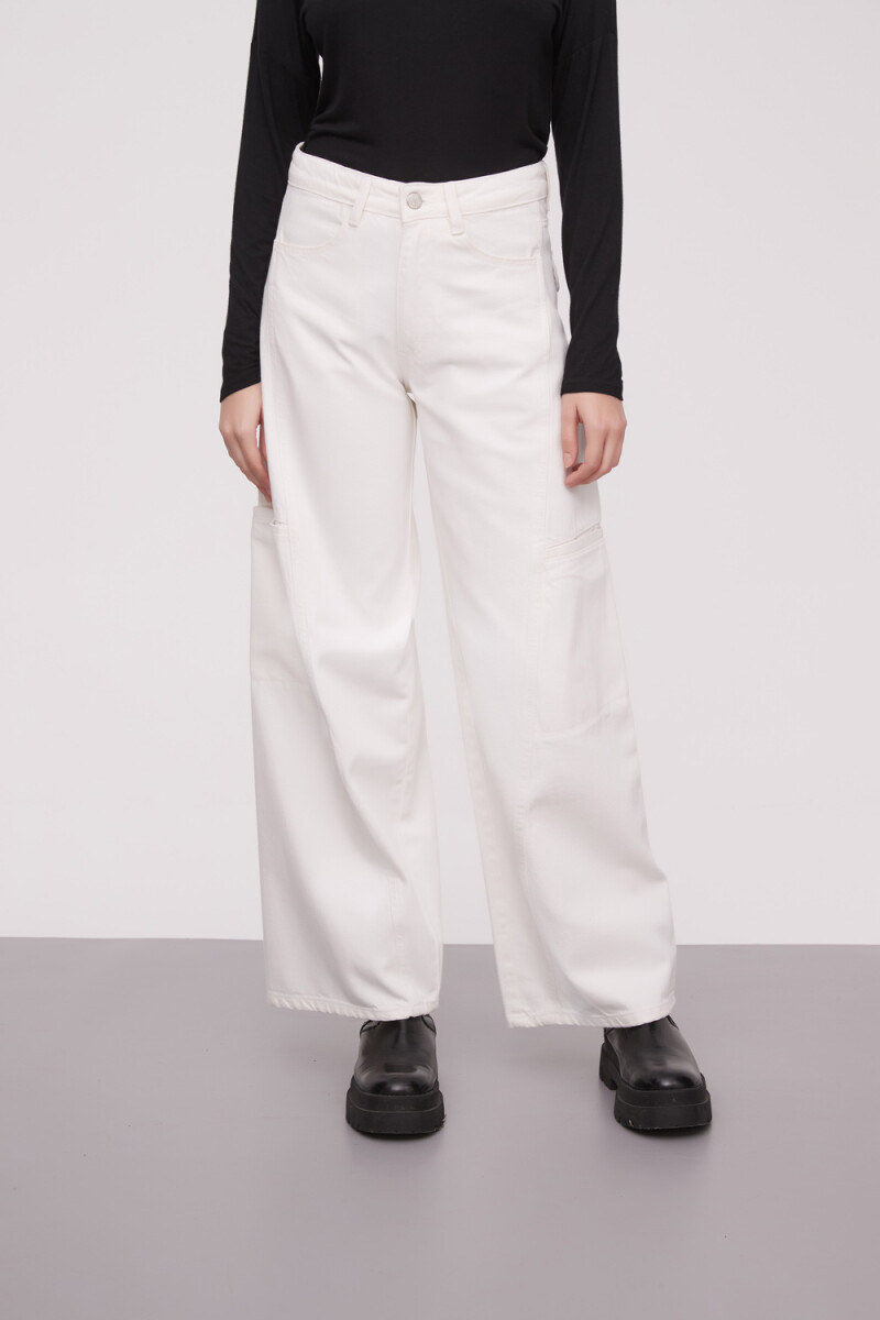 Pantalon Fields - Blanco 